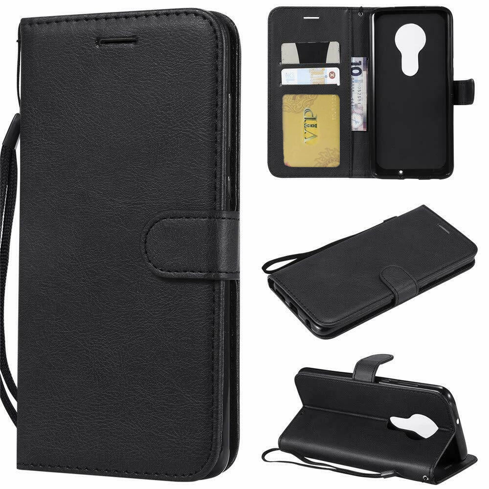 Leather Folio Wallet Case for Motorola Moto G7 Power Leather Folio Wallet Case for Motorola Moto G7 Power
